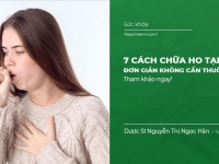 7 cách Chữa Ho Tại Nhà đơn giản không cần thuốc Tây
