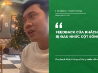 Feedback của khách hàng bị đau nhức cột sống sau khi sử dụng sản phẩm của Vital