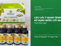 Các Lưu Ý Quan Trọng khi sử dụng nước cốt Nhàu