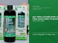 Quy Trình chế biến Nước Cốt Nhàu Vital công nghệ lượng tử Quantum