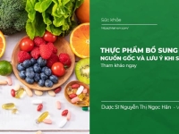 Thực Phẩm Bổ Sung Là Gì? nguồn gốc và lưu ý khi sử dụng