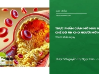 Thực phẩm giảm mỡ máu hiệu quả | Chế độ ăn cho người mỡ máu