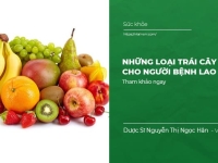 Những loại Trái Cây tốt cho người bệnh Lao Phổi