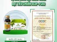 Nước Cốt Nhàu Vital Tự Hào Nhận Tiêu Chuẩn Sản Phẩm OCOP 4 sao