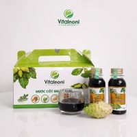 NƯỚC CỐT NHÀU VITAL VITALNONI
Hỗ trợ huyết áp - xương khớp - ngủ ngon
Hộp 10 chai x 100ml/chai