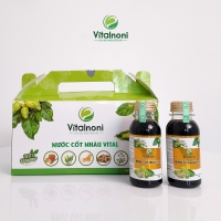 NƯỚC CỐT NHÀU VITAL VITALNONI
Hỗ trợ huyết áp - xương khớp - ngủ ngon
Hộp 10 chai x 100ml/chai