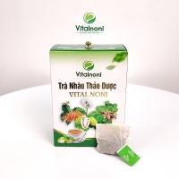 TRÀ NHÀU THẢO DƯỢC VITALNONI
Hỗ trợ đại tràng - tiêu hóa - ngủ ngon
Hộp 20 gói x 4g/gói