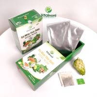 TRÀ NHÀU THẢO DƯỢC VITALNONI
Hỗ trợ đại tràng - tiêu hóa - ngủ ngon
Hộp 20 gói x 4g/gói