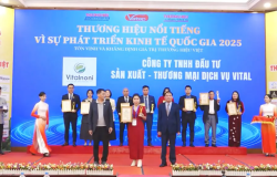 Vitalnoni được vinh danh “Thương hiệu vì sự phát triển kinh tế quốc gia 2025” 