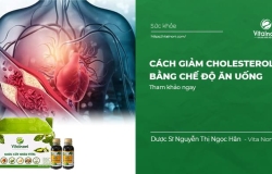 Cách giảm cholesterol bằng chế độ ăn uống