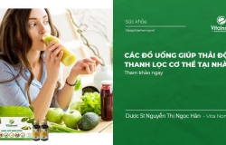 Các đồ uống giải khát giúp thải độc, thanh lọc cơ thể tại nhà