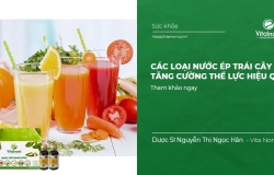 Các loại Nước Ép Trái Cây Tăng Cường Thể Lực Hiệu Quả
