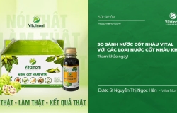 So sánh nước cốt nhàu Vital với các loại nước cốt nhàu khác