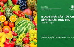 11 loại Trái cây tốt cho bệnh nhân ung thư