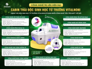 Cabin tái sinh Vitalnoni – khoang năng lượng tích hợp 12 công nghệ hỗ trợ chăm sóc sức khỏe thế hệ mới