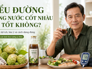 Tiểu đường uống nước cốt nhàu có tốt không? Những điều nên biết trước khi dùng