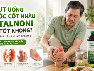 Gout uống nước cốt nhàu Vitalnoni có tốt không?
