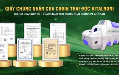 Hỗ trợ tuần hoàn và giảm mệt mỏi tự nhiên với Cabin thải độc Vitalnoni