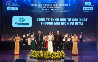 Vital Noni: Top 50 Thương Hiệu Tín Nhiệm Hàng Đầu Châu Á – Asia Top Brand Awards