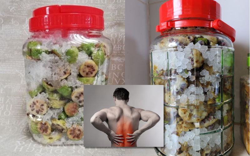 Cách ngâm nhàu với đường