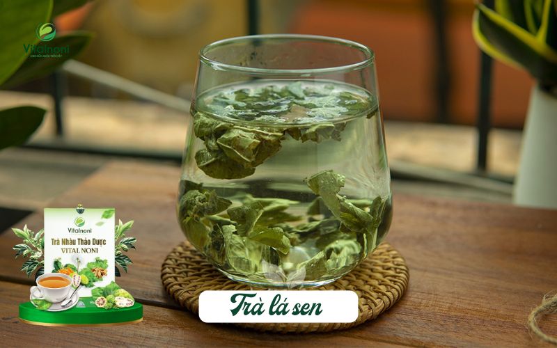 Trà lá sen giảm cân