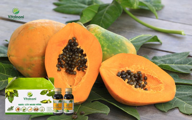 Đu đủ là trái cây có tác dụng tăng cường hệ miễn dịch