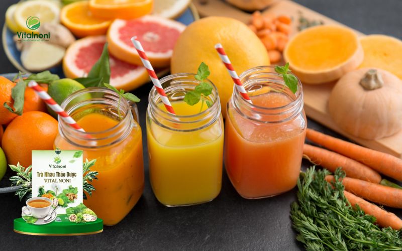 Nước ép từ rau củ quả tiêu khối u