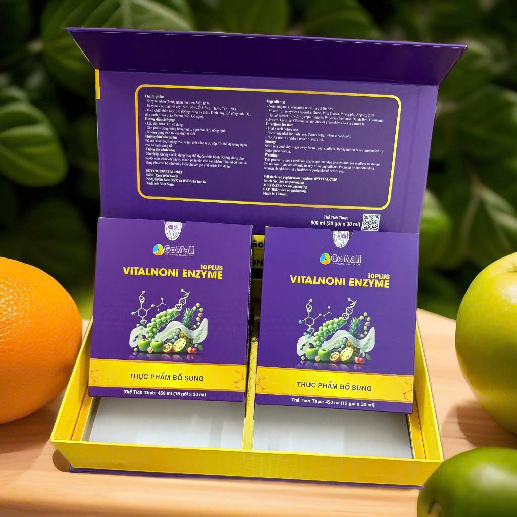 Vitalnoni Enzyme 10Plus dễ dàng sử dụng và phù hợp với nhiều đối tượng