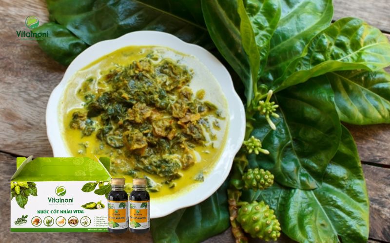 Lá nhàu thường được chế biến thành nhiều món ngon hấp dẫn