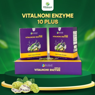 VITALNONI ENZYME 10PLUS - Hộp 30 gói x 30ml/gói