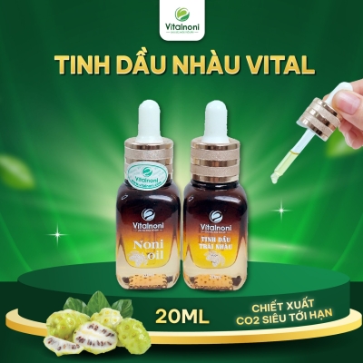 TINH DẦU NHÀU VITAL
CHIẾT XUẤT CO2 SIÊU TỚI HẠN
Chai 20ml