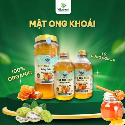 MẬT ONG KHOÁI KHÔNG SÁP
Chai 1 lít