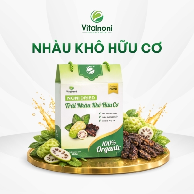 TRÁI NHÀU KHÔ HỮU CƠ CAO CẤP
Hộp 500gr