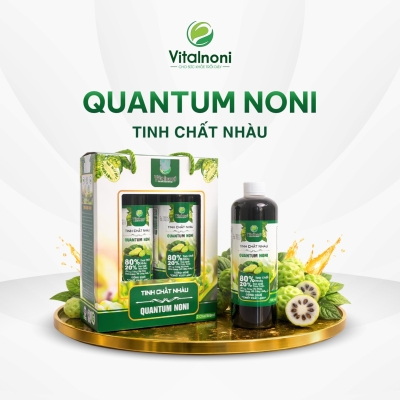 TINH CHẤT NHÀU QUANTUM NONI
Hộp 2 chai x 500ml/chai
