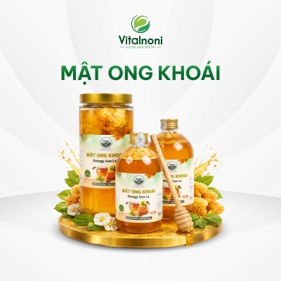 MẬT ONG KHOÁI RỪNG SƠN LA
Chai 350ml