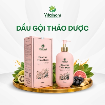 DẦU GỘI THẢO DƯỢC VITALNONI
Chai 500ml