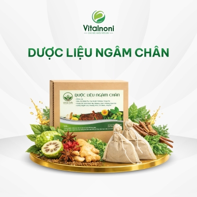 DƯỢC LIỆU NGÂM CHÂN Vital
Hộp 15 gói x 15gr/gói 