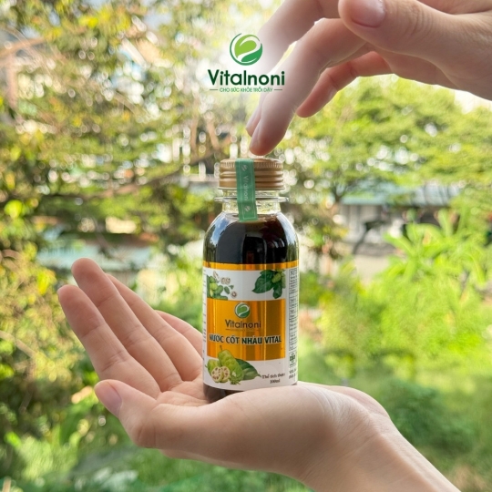 NƯỚC CỐT NHÀU VITAL
Hộp 10 chai x 100ml/chai
