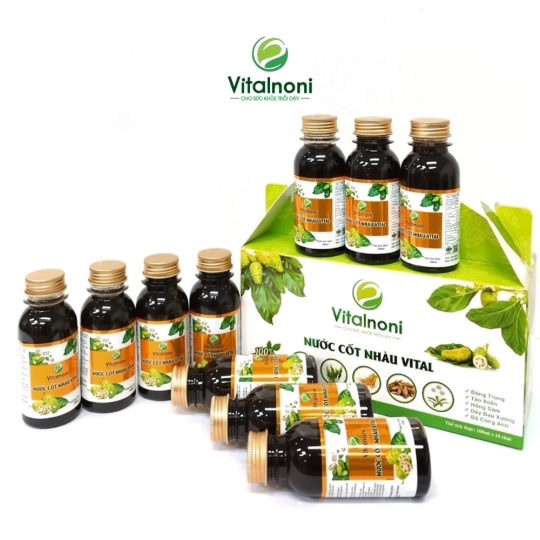 NƯỚC CỐT NHÀU VITAL
Hộp 10 chai x 100ml/chai
