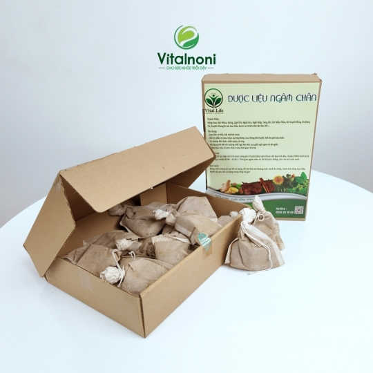 DƯỢC LIỆU NGÂM CHÂN Vital
Hộp 15 gói x 15gr/gói 