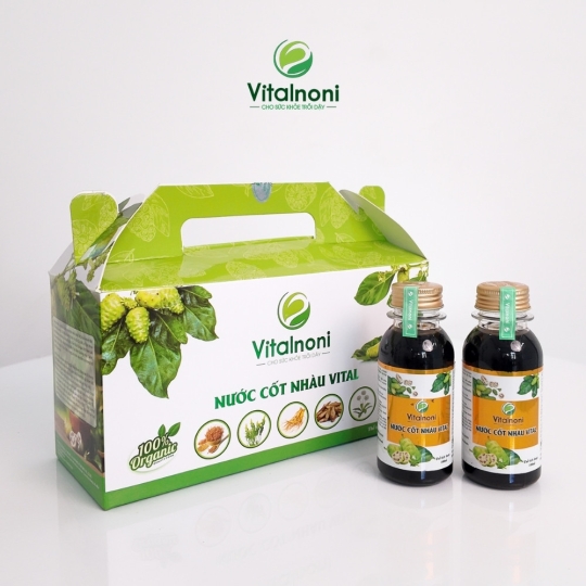 NƯỚC CỐT NHÀU VITAL
Hộp 10 chai x 100ml/chai
