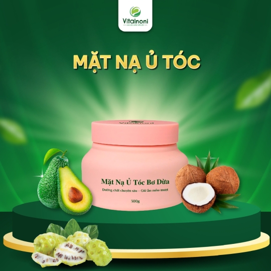 MẶT NẠ Ủ TÓC BƠ DỪA
Hũ 300gr