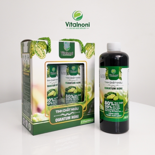 TINH CHẤT NHÀU QUANTUM NONI
Hộp 2 chai x 500ml/chai
